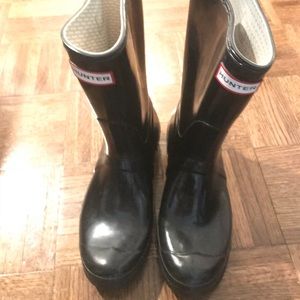 Hunter original shiny rain boot